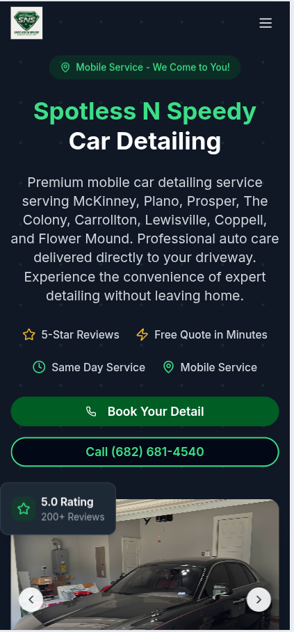 Spotless N Speedy Car Detailing - Our work